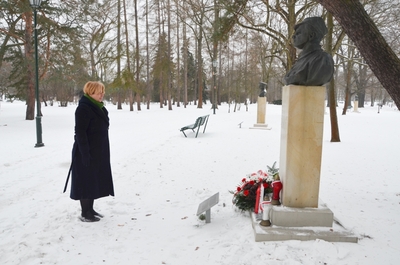 8.02.2021. Krakowski IPN oddał hołd majorowi „Łupaszce” w 70. rocznicę jego śmierci. Fot. Janusz Ślęzak (IPN)