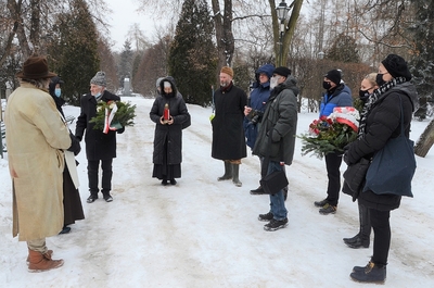 11.02.2021 w Krakowie uczczono gen. Kuklińskiego w 17. rocznicę jego śmierci. Fot. Janusz Ślęzak (IPN)