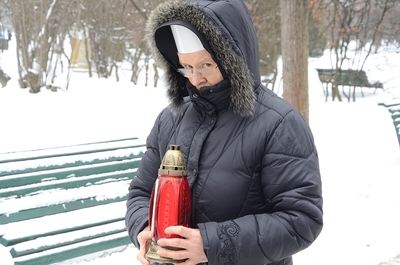 11.02.2021 w Krakowie uczczono gen. Kuklińskiego w 17. rocznicę jego śmierci. Fot. Janusz Ślęzak (IPN)