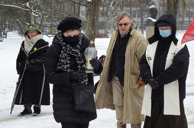 11.02.2021 w Krakowie uczczono gen. Kuklińskiego w 17. rocznicę jego śmierci. Fot. Janusz Ślęzak (IPN)