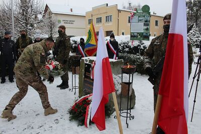 13.02.2021. 80. rocznica pierwszego zrzutu cichociemnych w Dębowcu. Fot. Janusz Ślęzak (IPN)