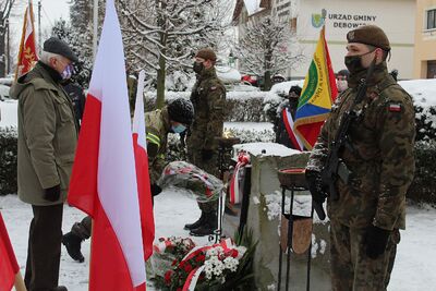 13.02.2021. 80. rocznica pierwszego zrzutu cichociemnych w Dębowcu. Fot. Janusz Ślęzak (IPN)