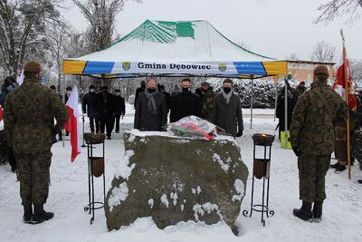 13.02.2021. 80. rocznica pierwszego zrzutu cichociemnych w Dębowcu. Fot. Janusz Ślęzak (IPN)