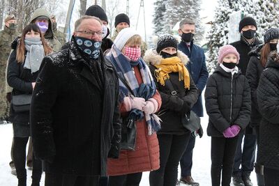 13.02.2021. 80. rocznica pierwszego zrzutu cichociemnych w Dębowcu. Fot. Janusz Ślęzak (IPN)