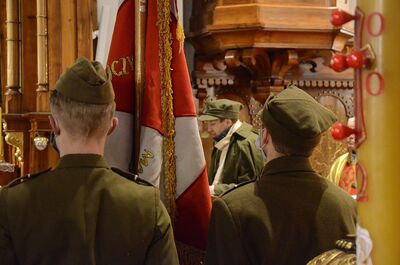 22.02.2021, Ostrowsko, Waksmund. Uroczystości w 74. rocznicę śmierci mjr. Józefa Kurasia „Ognia”. Fot. Janusz Ślęzak (IPN)