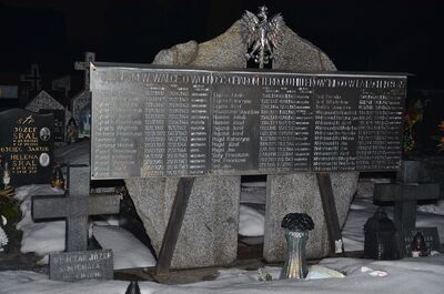 22.02.2021, Ostrowsko, Waksmund. Uroczystości w 74. rocznicę śmierci mjr. Józefa Kurasia „Ognia”. Fot. Janusz Ślęzak (IPN)