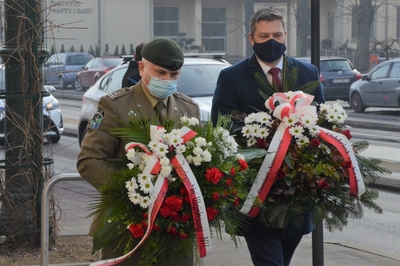 24.02.2021 w Krakowie uczczono 68. rocznicę śmierci gen. Fieldorfa „Nila”. Fot. Janusz Ślęzak (IPN)