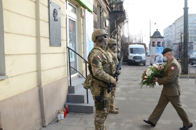 24.02.2021 w Krakowie uczczono 68. rocznicę śmierci gen. Fieldorfa „Nila”. Fot. Janusz Ślęzak (IPN)