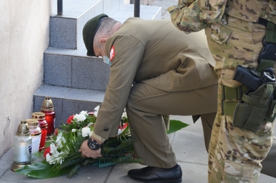 24.02.2021 w Krakowie uczczono 68. rocznicę śmierci gen. Fieldorfa „Nila”. Fot. Janusz Ślęzak (IPN)