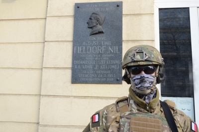 24.02.2021 w Krakowie uczczono 68. rocznicę śmierci gen. Fieldorfa „Nila”. Fot. Janusz Ślęzak (IPN)