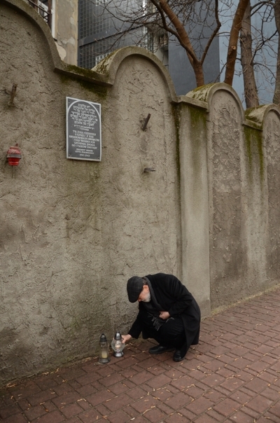 12.03.2021. Uroczystości w przeddzień 78. rocznicy likwidacji krakowskiego getta. Fot. Janusz Ślęzak (IPN)