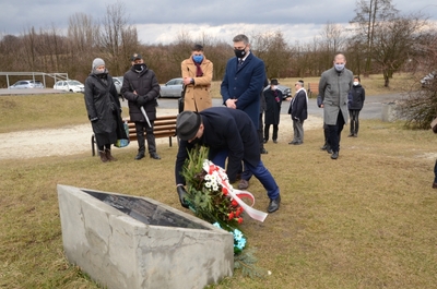12.03.2021. Uroczystości w przeddzień 78. rocznicy likwidacji krakowskiego getta. Fot. Janusz Ślęzak (IPN)