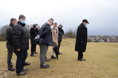 12.03.2021. Uroczystości w przeddzień 78. rocznicy likwidacji krakowskiego getta. Fot. Janusz Ślęzak (IPN)