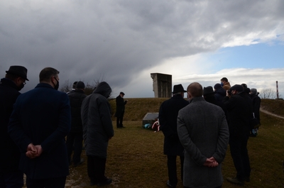 12.03.2021. Uroczystości w przeddzień 78. rocznicy likwidacji krakowskiego getta. Fot. Janusz Ślęzak (IPN)
