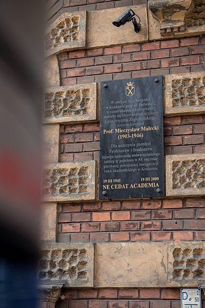 19.03.2021. W Krakowie uczczono profesorów i studentów tajnego nauczania na UJ. Fot. Agnieszka Masłowska (IPN)