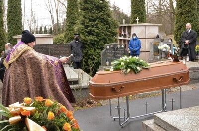 Uroczystości pogrzebowe śp. Amelii Dunin, fot. Żaneta Wierzgacz IPN