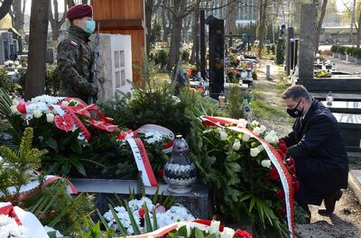 Kraków. Jedenasta rocznica katastrofy smoleńskiej. Fot. Janusz Ślęzak (IPN)