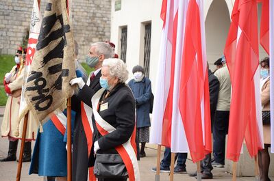 Trzeciomajowe uroczystości 2021 w Krakowie. Fot. Janusz Ślęzak (IPN)