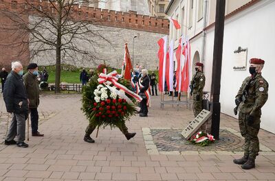 Trzeciomajowe uroczystości 2021 w Krakowie. Fot. Janusz Ślęzak (IPN)