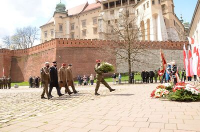 Trzeciomajowe uroczystości 2021 w Krakowie. Fot. Janusz Ślęzak (IPN)