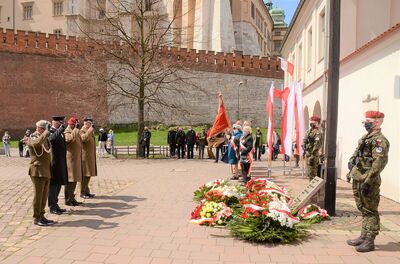 Trzeciomajowe uroczystości 2021 w Krakowie. Fot. Janusz Ślęzak (IPN)