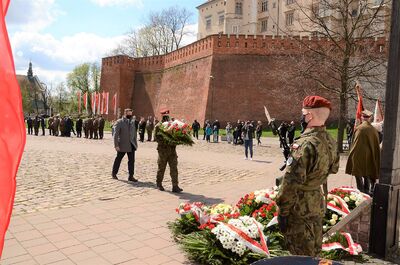 Trzeciomajowe uroczystości 2021 w Krakowie. Fot. Janusz Ślęzak (IPN)