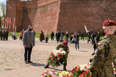 Trzeciomajowe uroczystości 2021 w Krakowie. Fot. Janusz Ślęzak (IPN)