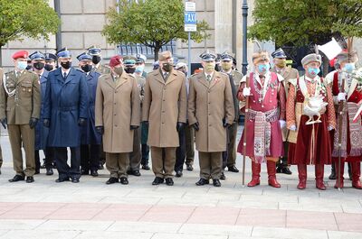 Trzeciomajowe uroczystości 2021 w Krakowie. Fot. Janusz Ślęzak (IPN)