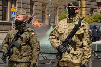 Trzeciomajowe uroczystości 2021 w Krakowie. Fot. Janusz Ślęzak (IPN)