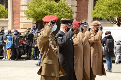 Trzeciomajowe uroczystości 2021 w Krakowie. Fot. Janusz Ślęzak (IPN)