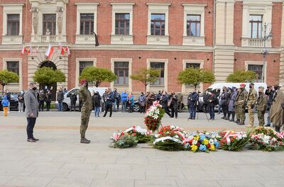 Trzeciomajowe uroczystości 2021 w Krakowie. Fot. Janusz Ślęzak (IPN)