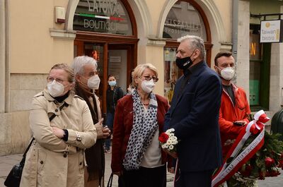Kraków, 7.05.2021. 44. rocznica śmierci Stanisława Pyjasa. Fot. Janusz Ślęzak (IPN)