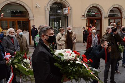 Kraków, 7.05.2021. 44. rocznica śmierci Stanisława Pyjasa. Fot. Janusz Ślęzak (IPN)