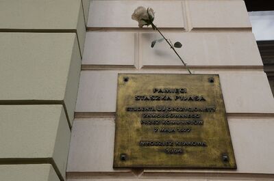 Kraków, 7.05.2021. 44. rocznica śmierci Stanisława Pyjasa. Fot. Janusz Ślęzak (IPN)