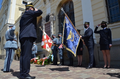 11.05.2021 Józef Piłsudski został patronem dworca PKP Kraków Główny. Fot. Janusz Ślęzak (IPN)