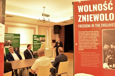 Wystawa „TU rodziła się Solidarność rolników” w Zakliczynie, fot. Żaneta Wierzgacz (IPN)