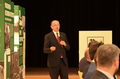 Wystawa „TU rodziła się Solidarność rolników” w Zakliczynie, fot. Żaneta Wierzgacz (IPN)