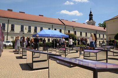 Nowy Sącz, 15.06.2021. Otwarcie wystawy „Gorzki pokój. Traktat ryski 1921”. Fot. Janusz Ślęzak (IPN)
