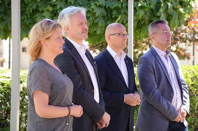 Nowy Sącz, 15.06.2021. Otwarcie wystawy „Gorzki pokój. Traktat ryski 1921”. Fot. Janusz Ślęzak (IPN)