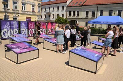 Nowy Sącz, 15.06.2021. Otwarcie wystawy „Gorzki pokój. Traktat ryski 1921”. Fot. Janusz Ślęzak (IPN)