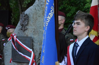W Gruszowie odsłonięto tablicę pamięci Polaków ratujących Żydów fot. Żaneta Wierzgacz IPN