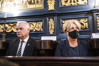 Uroczystości pogrzebowe Wojciecha Grzeszka - fot. Agnieszka Masłowska (IPN)