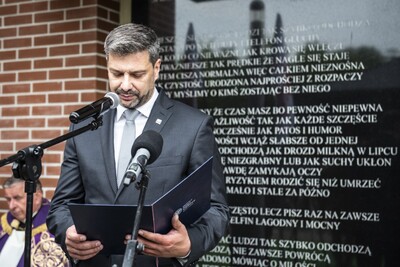 Uroczystości pogrzebowe Wojciecha Grzeszka - fot. Agnieszka Masłowska (IPN)