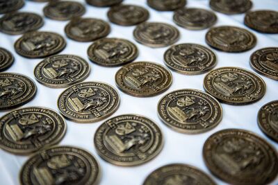 Prezesi IPN oraz Zastępca Dyrektora odznaczeni ryngrafem 400-lecia obecności Zakonu Mniszek Dominikańskich w Krakowie na Gródku - fot. Agnieszka Masłowska (IPN)