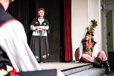 Prezesi IPN oraz Zastępca Dyrektora odznaczeni ryngrafem 400-lecia obecności Zakonu Mniszek Dominikańskich w Krakowie na Gródku - fot. Agnieszka Masłowska (IPN)