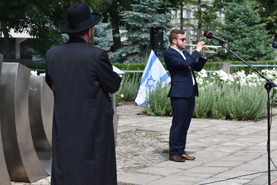 75. rocznica pogromu Żydów w Kielcach - fot. Katarzyna Pronobis (IPN)