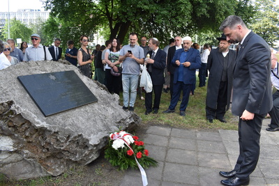 75. rocznica pogromu Żydów w Kielcach - fot. Katarzyna Pronobis (IPN)