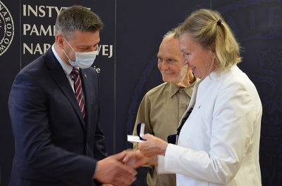 Na „Przystanku Historia” IPN w Krakowie wręczono krzyże WiN. Fot. Janusz Ślęzak (IPN)