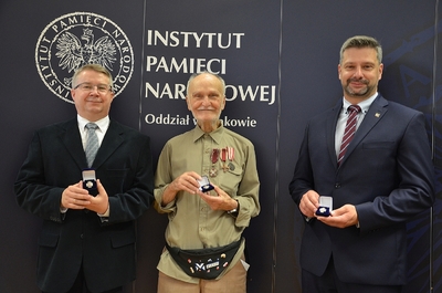 Na „Przystanku Historia” IPN w Krakowie wręczono krzyże WiN. Fot. Janusz Ślęzak (IPN)