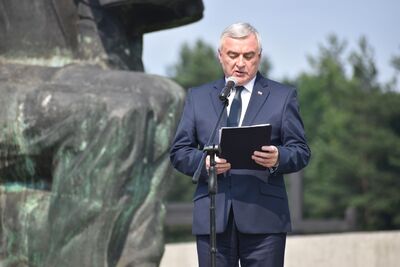 12.07.2021. Obchody Dnia Walki i Męczeństwa Wsi Polskiej w Michniowie. Fot. Katarzyna Pronobis (IPN)